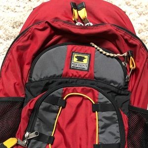 Mountain Smith Traverse Red Black Yellow Backpack